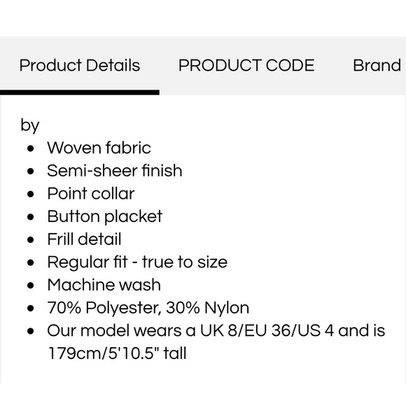 ASOS Lost Ink Blue Chiffon Shirt With Frills - Picture 15 of 15